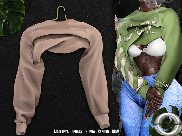 O U T R É  //  Nani Sweatshirt : Tan
