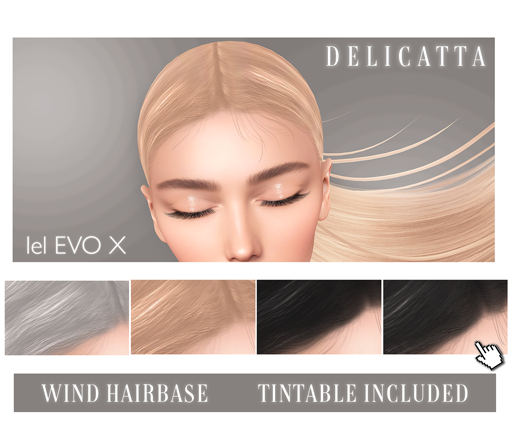 Delicatta - Wind Hairbase (LeLUTKA Evolution X)