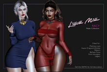 Lilleth Mills x RACY - Matte Collection - Dress & Bra Set for Maitreya Kupra Bimbo Legacy Reborn Hourglass Freya