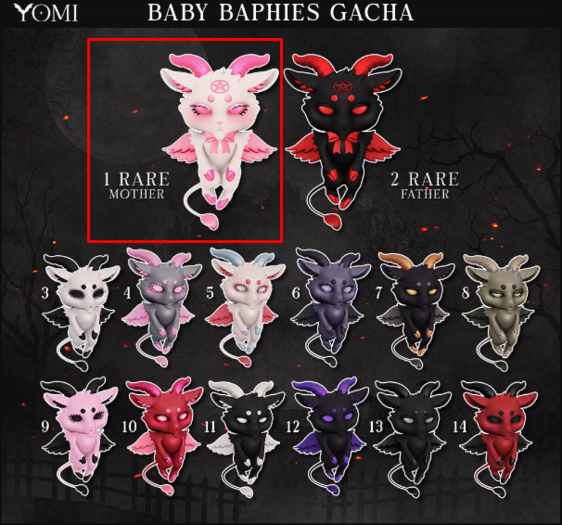 [Yomi] Baby Baphies // Mother 1 RARE