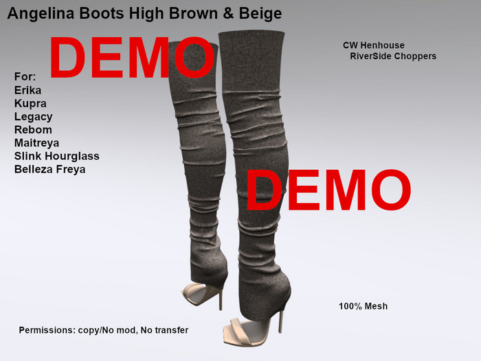 [CW] -Angelina Boots High DEMO-BOX