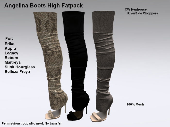 [CW] -Angelina Boots High Fatpack-BOX
