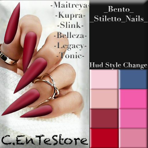 _C.EnTeStore_BENTO STILETTO NAILS_MULTICOLOR_