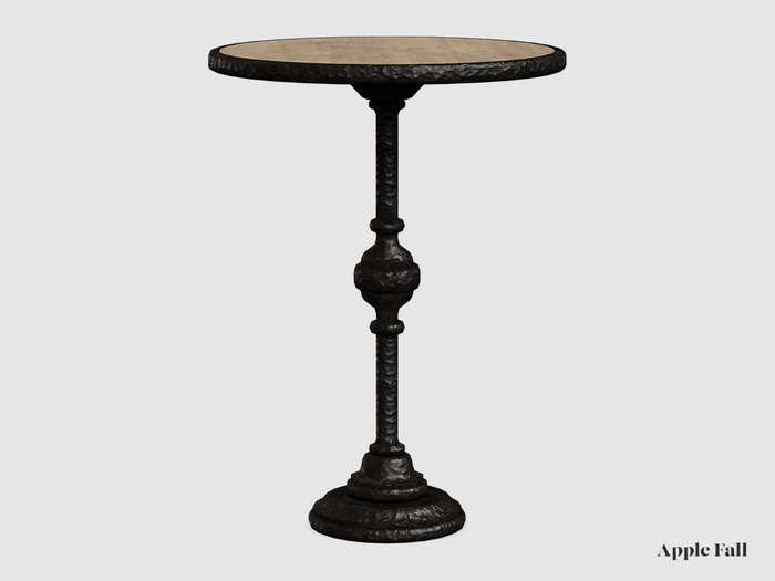 Apple Fall Hammered Occasional Table - Iron