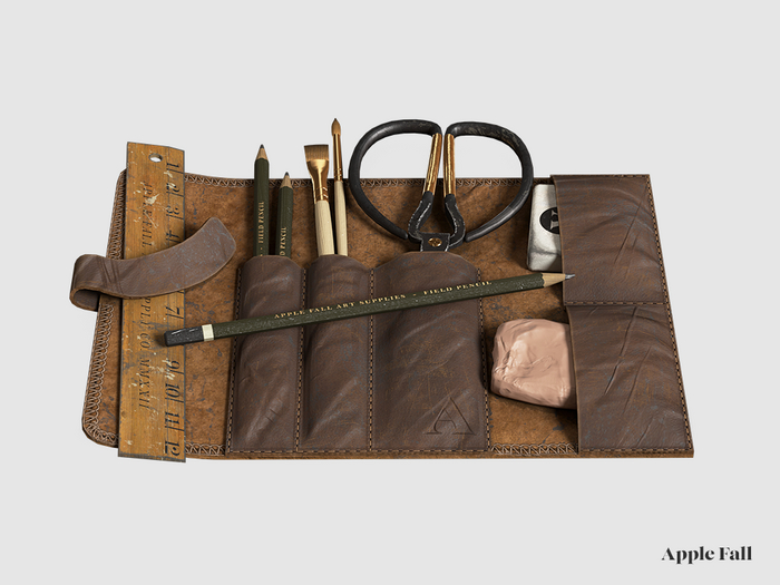 Apple Fall Artists' Roll Satchel