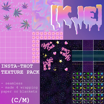 Second Life Marketplace - [KJE] INSTA-THOT TEXTURE PACK