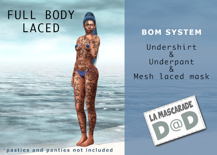 D@D full body lace BOM update