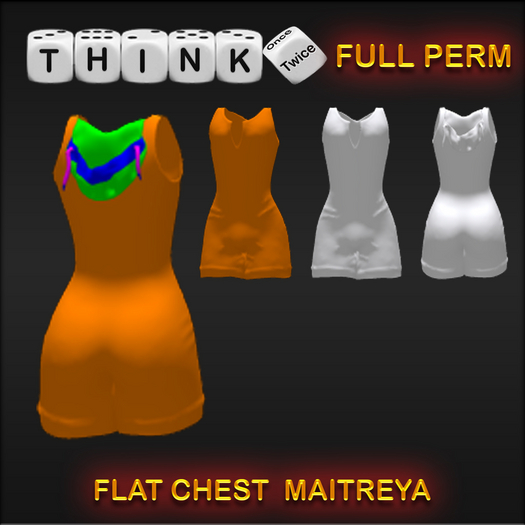 DEMO-TT-FC17-FETISH DRESS WITH HOODIE FLAT CHEST