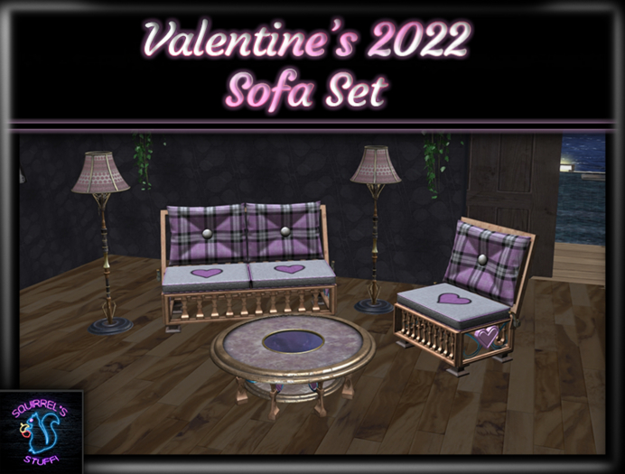 Valentine's 2022 Sofa Set