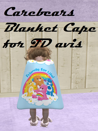 *LM* Carebear Blanket Cape