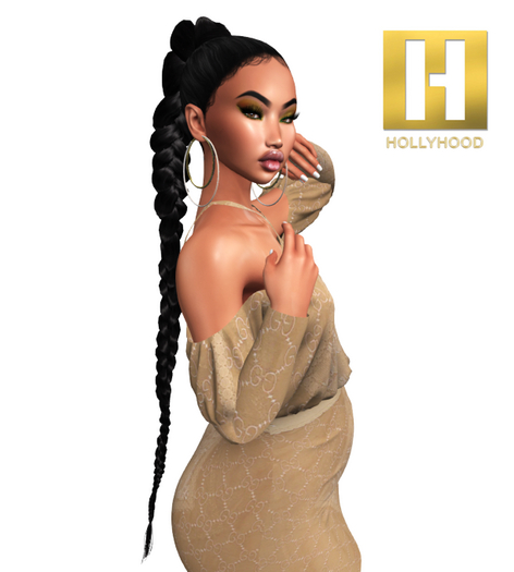 DEMO Hollyhood Hair - Kim K Braid Black Only