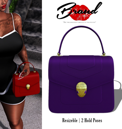 [BRAUD] Berpenti Bag Violet