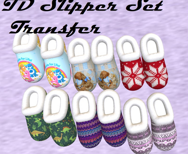 *LM* TD Slipper Set
