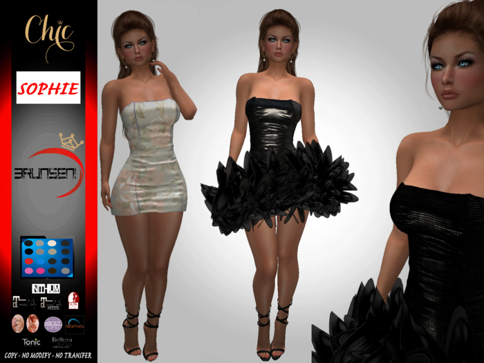 Brunsen Couture - Sophie Luxe Dress FATPACK