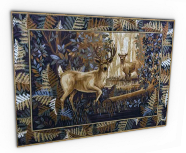 Lodge Rug - Buck and Doe