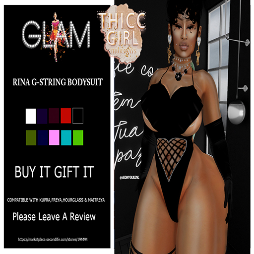 ***Rina G-String Bodysuit w/HUD***