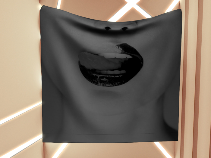 MKF Tapestry lick lips