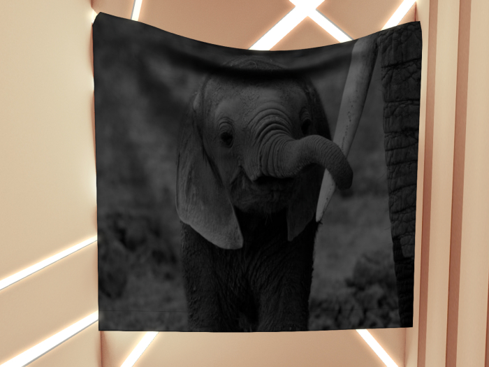 MKF Tapestry Baby elefant
