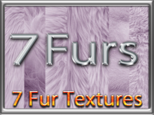 Zoy Texture [ Fur Shag Lavender ] 7 Colors