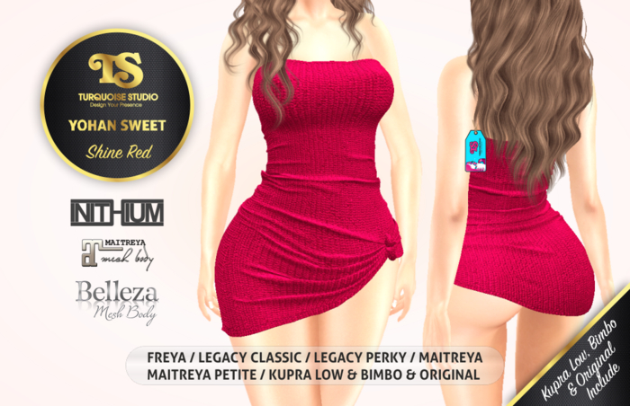 [TURQUOISE] YOHAN SWEET [SHINE RED]