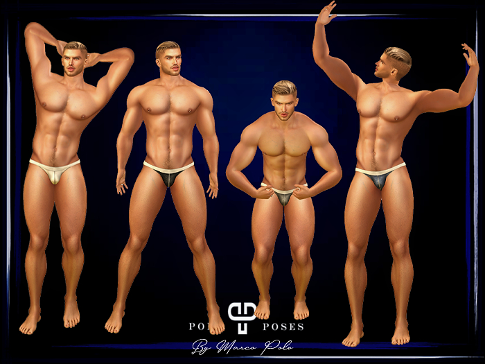 ::PP:: Male Bento BodyBuilderPoses Serie 1 