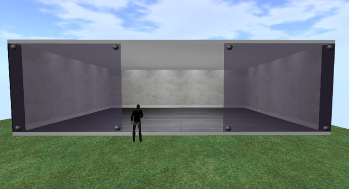 Shop 5 prims 20 X 32 open front MOD COPY