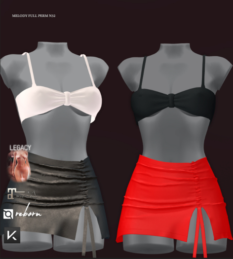 MELODY FULL PERM SKIRT N32 DEMO BOX