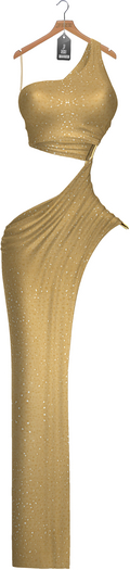 JF Design - Rosie Dress - Shiny Gold