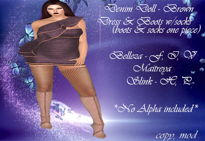 Denim Doll - Brown