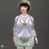 * Antoinette * Purple & Green Outfit * 