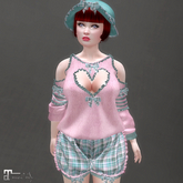 * Antoinette * Pink & Turquoise Outfit *