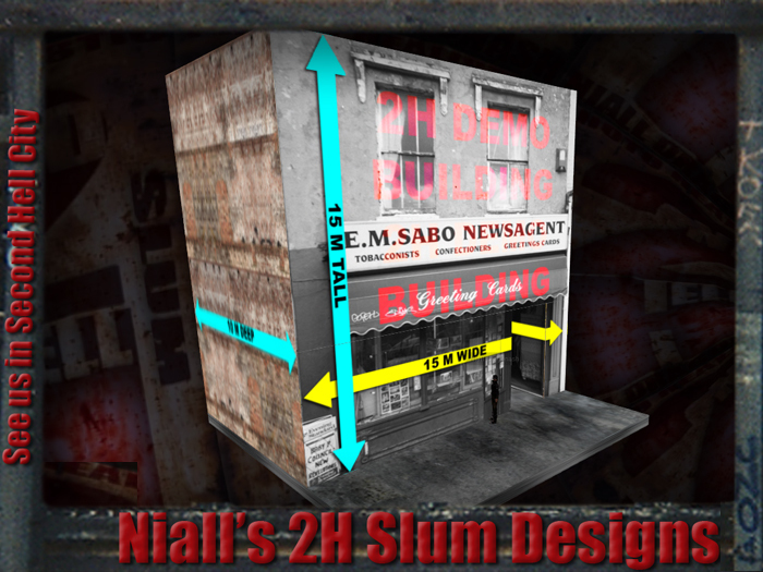 2H Building - Demo 15x10x15 (15x15 Footprint)