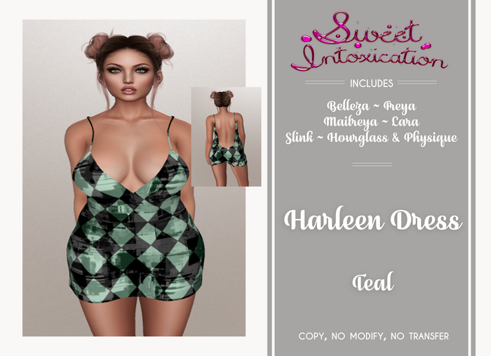 ::Sweet Intoxication:: Harleen Dress - Teal