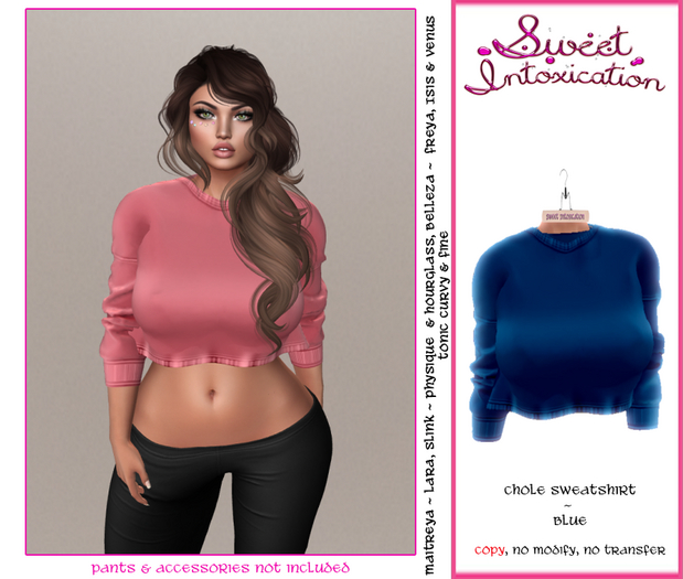 ::Sweet Intoxication:: Chole Sweatshirt - Blue