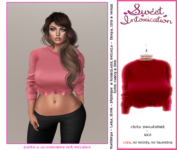::Sweet Intoxication:: Chole Sweatshirt - Red