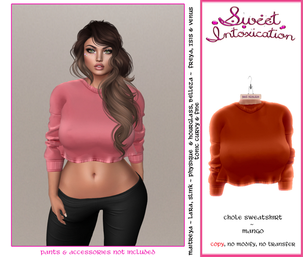 ::Sweet Intoxication:: Chole Sweatshirt - Mango