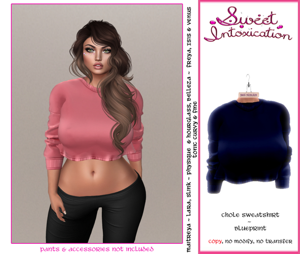 ::Sweet Intoxication:: Chole Sweatshirt - Blueprint