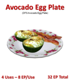 DFS Avocado Egg Plate (DFS Texture Only)