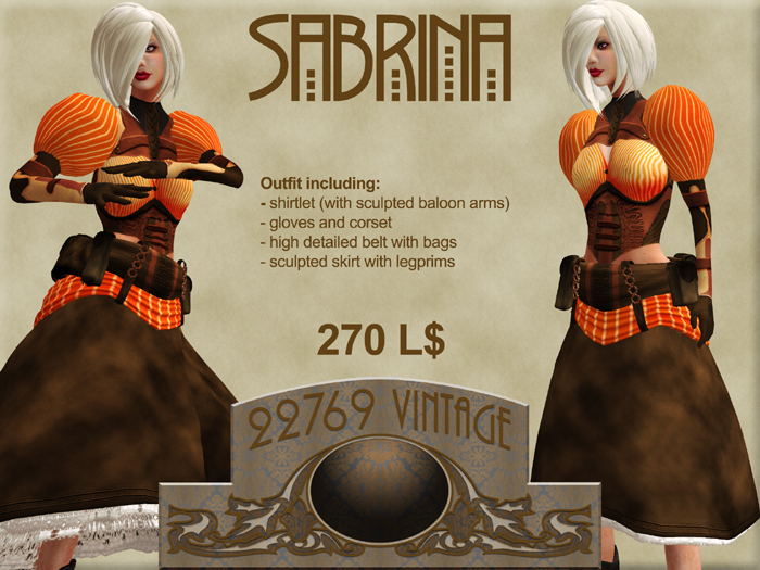 22769 ~ Vintage Sabrina Complete Outfit