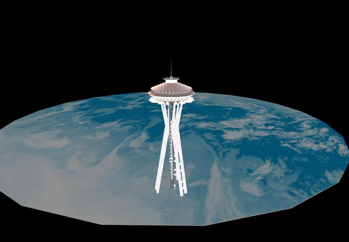 Space Needle model