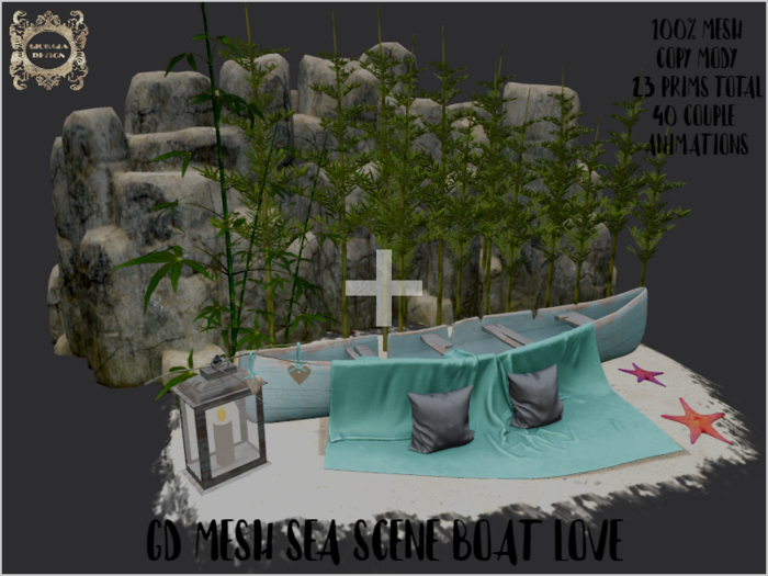 GD MESH SEA SCENE BOAT LOVE