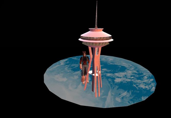 space needle Med size