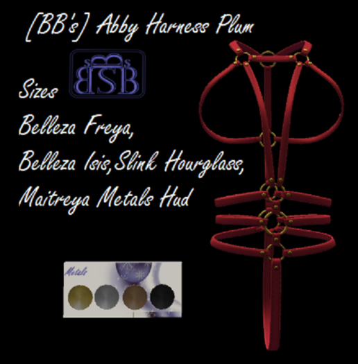 [BB's] Abby Harness Plum