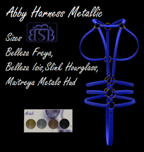 [BB's] Abby Harness Metallic