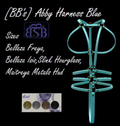 [BB's] Abby Harness Blue