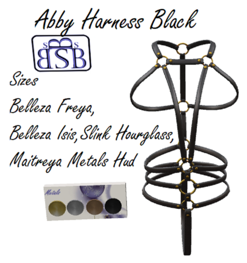 [BB's] Abby Harness Black