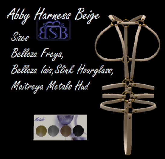 [BB's] Abby Harness Beige