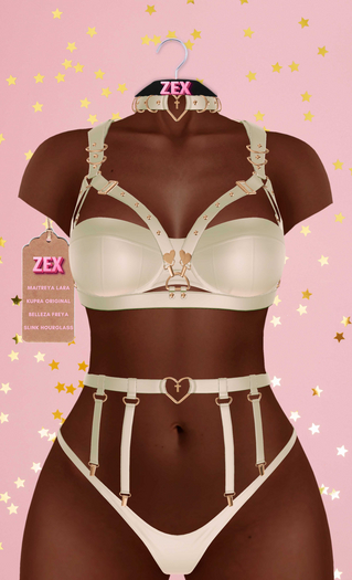 Love Harness lingerie _ Champagne