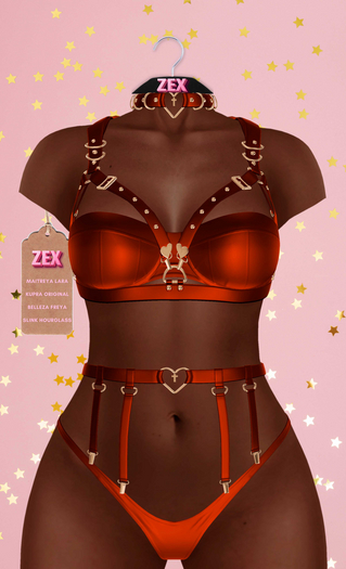 Love Harness lingerie _ Copper