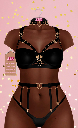 Love Harness lingerie _ Noir